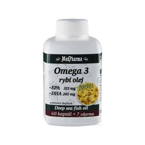 MedPharma OMEGA 3 rybí olej forte - EPA, DHA 67 ks