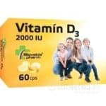 Slovakiapharm Vitamín D3 2000 IU 60 cps