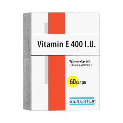 E-shop GENERICA Vitamin E 400 I.U. 60 cps
