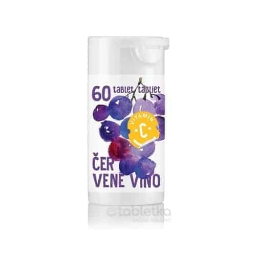 RAPETO C Vitamín 200 mg - príchuť červené víno 60 tbl