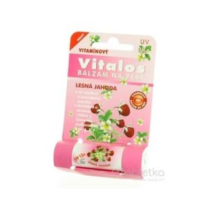 VITALOS Balzam na pery lesná jahoda SPF 15 vitamínový 1 ks
