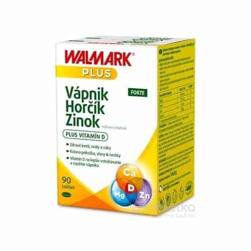 WALMARK Vápnik Horčík Zinok FORTE 90 tabliet