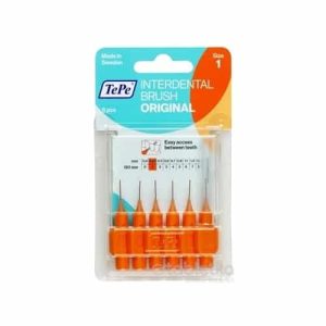 TePe medzizubné kefky 0,45 mm Original size 1 (oranžové) – 6 ks