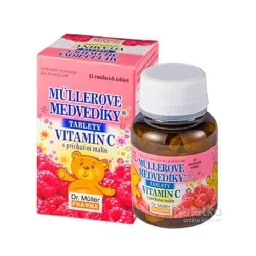 E-shop MÜLLEROVE medvedíky - vitamín C 45 ks