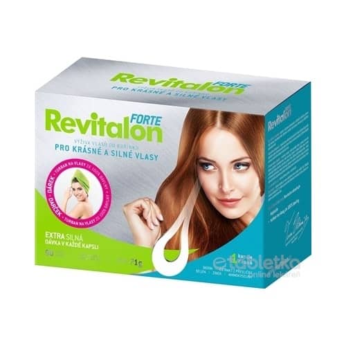 xx4dml0_400x400 VITAR Revitalon FORTE (90 cps + darček: turban na vlasy) 1 set