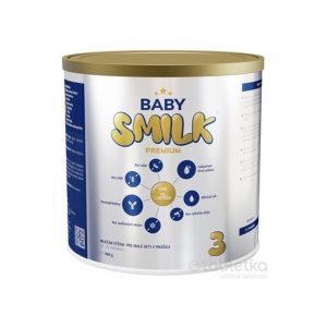 BABYSMILK PREMIUM 3 mliečna výživa pre malé deti v prášku s Colostrom (12 – 24 mesiacov) 900g
