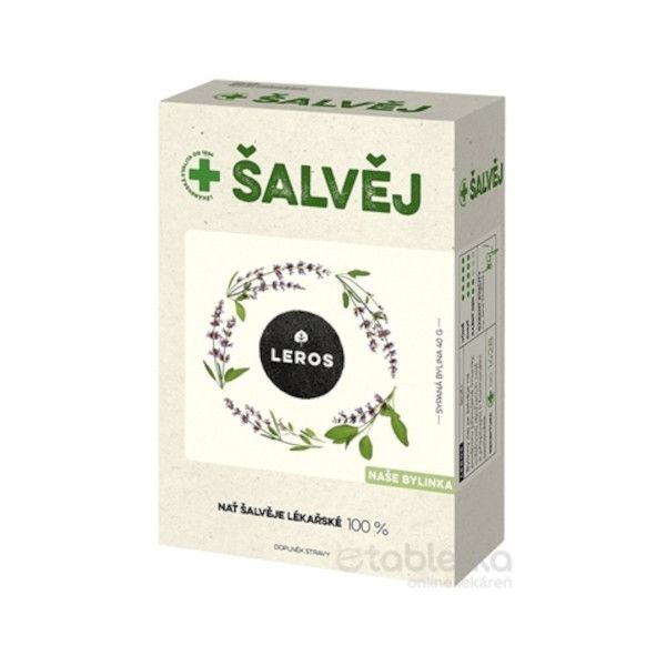 E-shop LEROS Šalvia sypaný bylinný čaj 40g