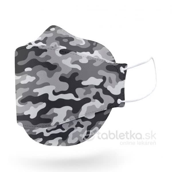 E-shop Ochranná polomaska Ambrela Camouflage Grey veľkosť M