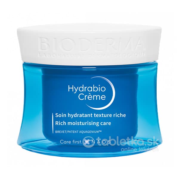 E-shop BIODERMA Hydrabio Crème intenzívny hydratačný krém 50ml