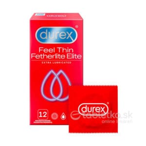 Durex Feel Thin Extra Lubricated 12 kusov