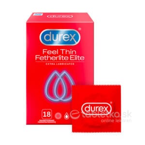 Durex Feel Thin Extra Lubricated 18 kusov