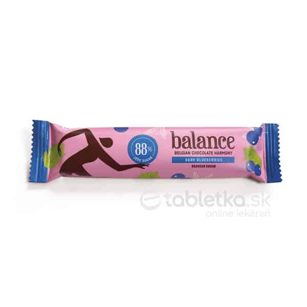 E-shop Balance horká čokoláda s čučoriedkami so sladidlom zo stévie 35g