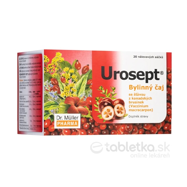 E-shop Dr. Müller UROSEPT bylinný čaj 20x2g