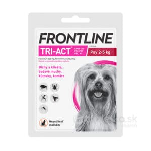Frontline TRI-ACT Spot-On pre psy XS (na kožu, psy 2-5 kg) 0,5ml
