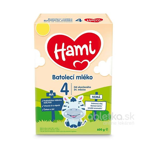 E-shop Hami 4 batoľacie mlieko 24+, 600g