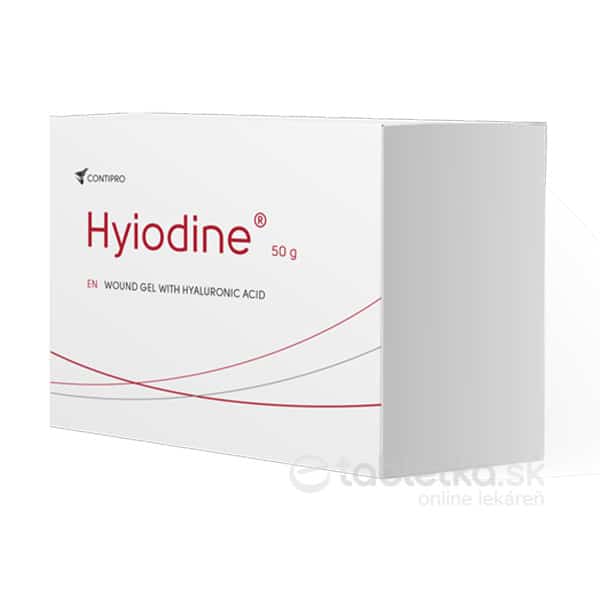 Hyiodine gél na rany s kyselinou hyalurónovou 50g