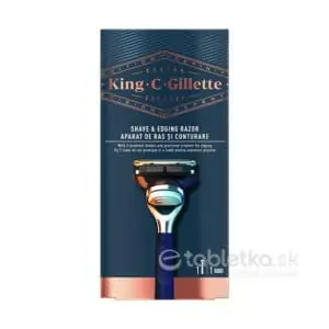 King C Gillette strojček na holenie+1ks hlavica