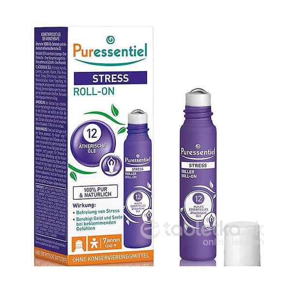 E-shop Puressentiel Roll-on proti stresu 12 esenciálnych olejov 5ml