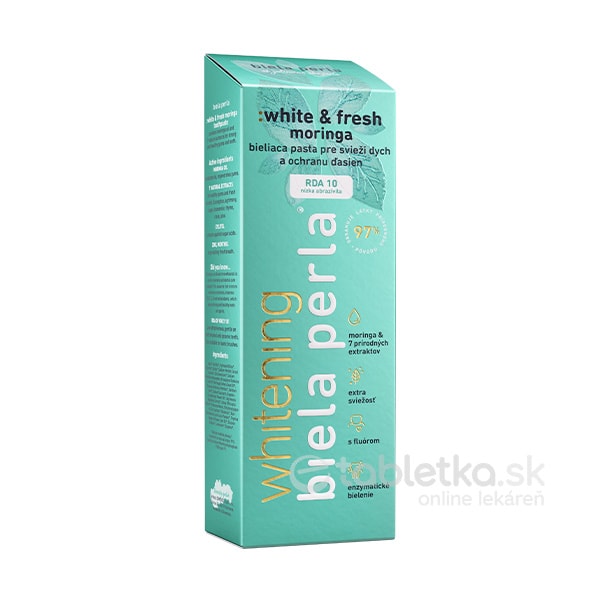 E-shop Biela perla White a Fresh Moringa bieliaca zubná pasta 75ml