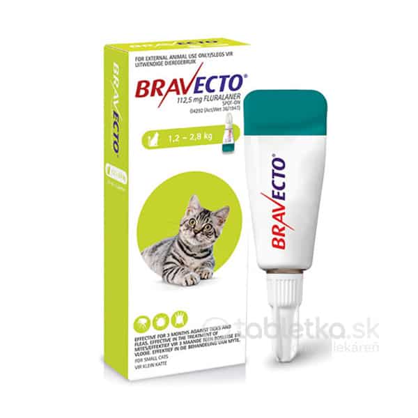 E-shop Bravecto Spot-On Cat roztok pre mačky (1,2-2,8kg)