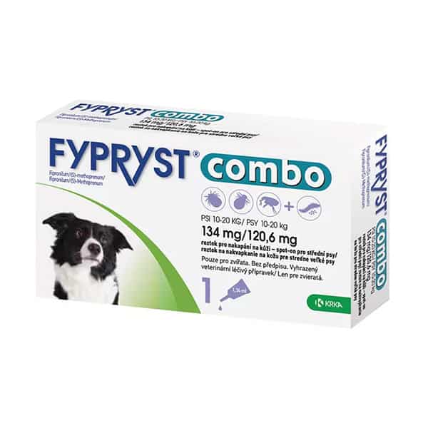 Fypryst Combo dog M (10-20kg) 1,34ml