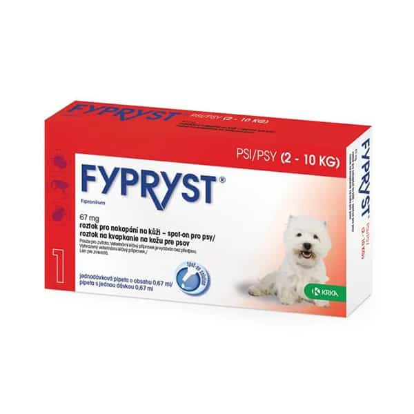 Fypryst SPOT-ON dog S (2-10kg) 0,67ml