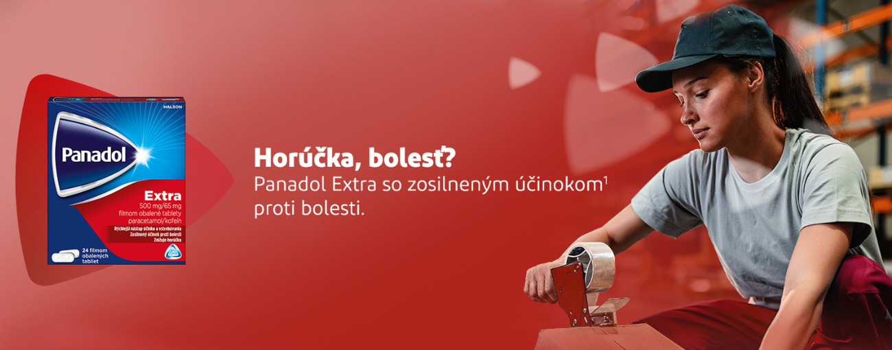 Horúčka, bolesť? Panadol extra zo zosilneným účinkom