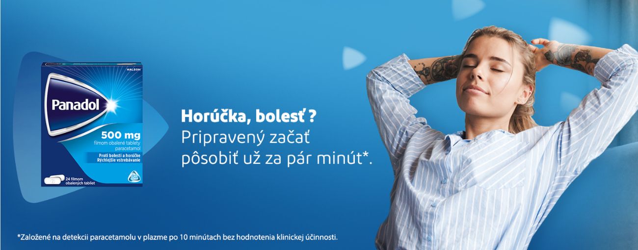 Horúčka, bolesť? Panadol je pripravený pôsobiť už za pár minút