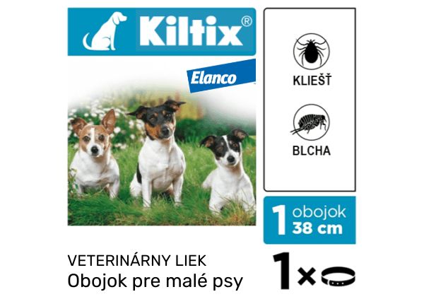 Kiltix obojok pre malé psy - s obvodom 38 cm