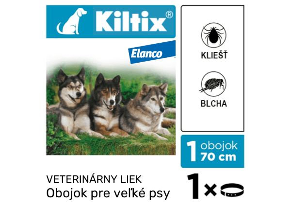 Kiltix obojok pre veľké psy - s obvodom 70 cm