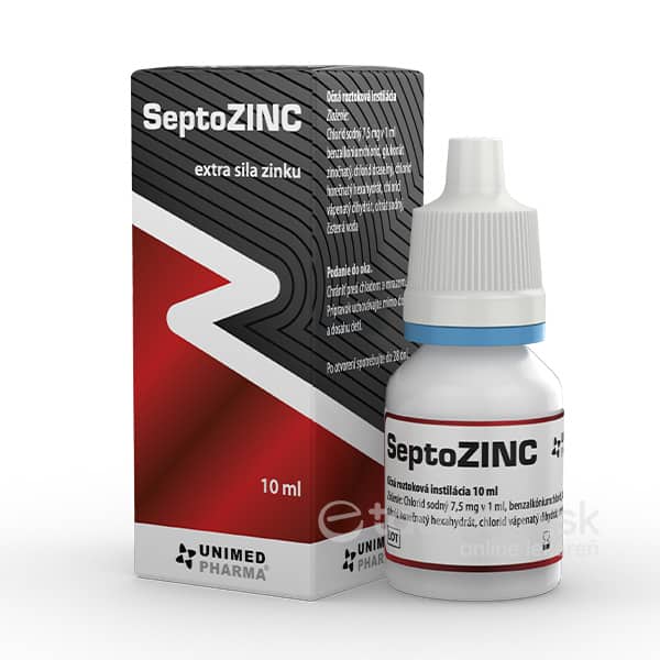 SeptoZINC očná roztoková instilácia 10ml