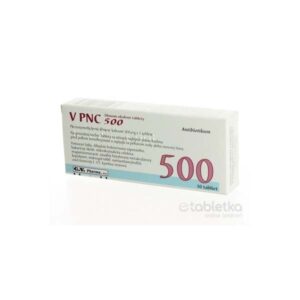 G.L. Pharma V PNC 500, filmom obalené tablety, 500 mg, 30 ks, antibiotikum.