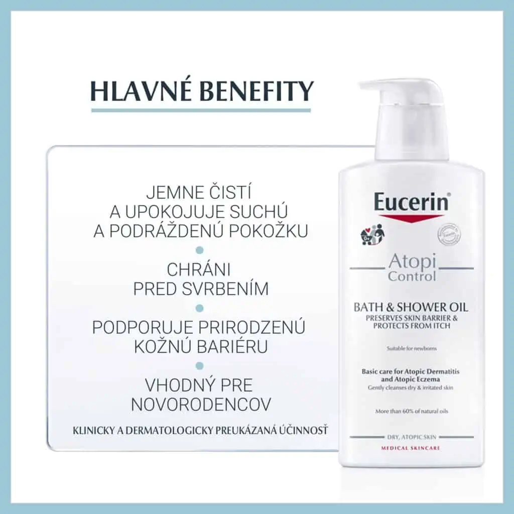 Eucerin AtopiControl sprchový olej