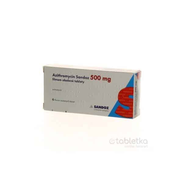 Azithromycin Sandoz 500 Mg Filmom Obalené Tablety Etabletka