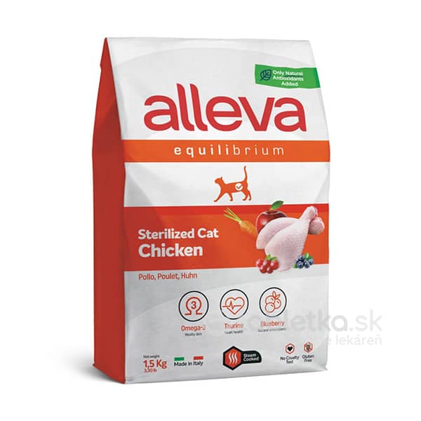 Alleva SP EQUILIBRIUM cat chicken sterilised 1,5kg
