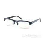American Way okuliare na čítanie Flex modre s pruhmi + púzdro, +2.50