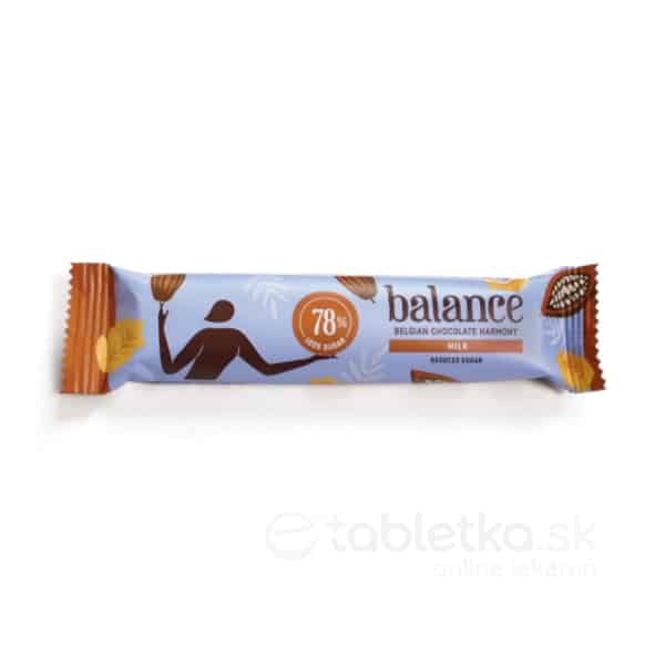 E-shop Balance mliečna čokoláda so sladidlom zo stévie 35g