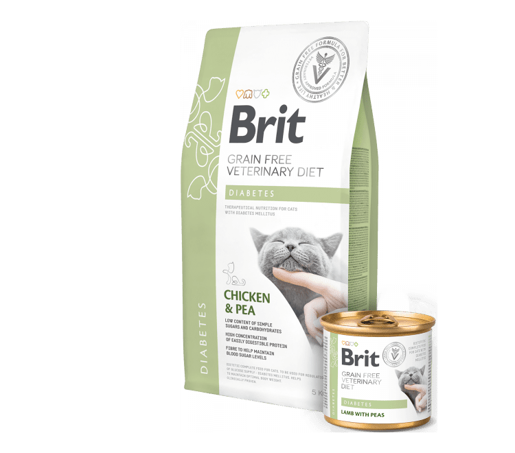 Veterinárne diéty pre mačky Brit Veterinary Diets GF cat Diabetes