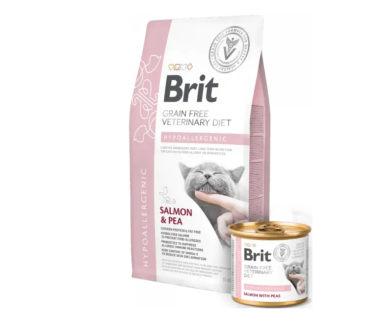 Veterinárne diéty Brit Veterinary Diets GF cat Hypoallergenic