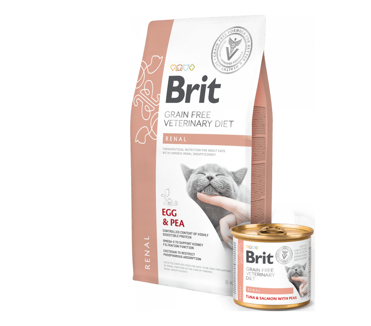 Veterinárne diéty pre mačky Brit Veterinary Diets GF cat Renal