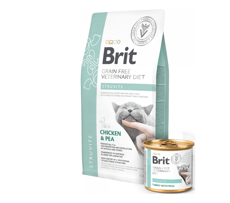 Veterinárne diéty pre mačky Brit Veterinary Diets GF cat Struvite