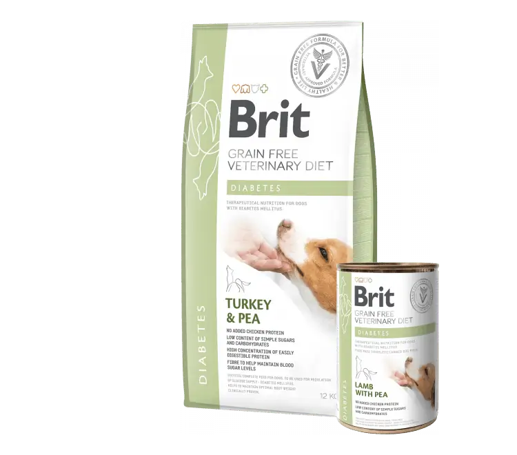 Veterinárne diéty pre psy Brit Veterinary Diets GF dog Diabetes