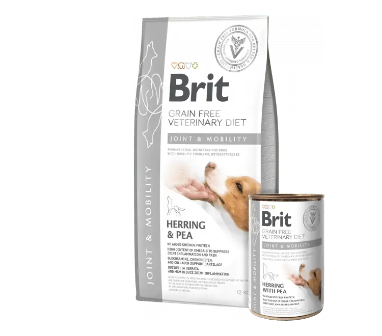 Veterinárne diéty Brit Veterinary Diets GF dog Joint & Mobility