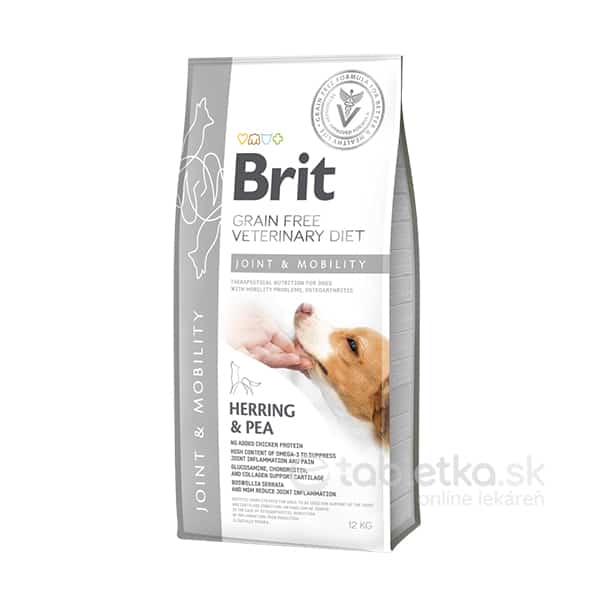Brit Veterinary Diets GF dog Joint & Mobility 12kg