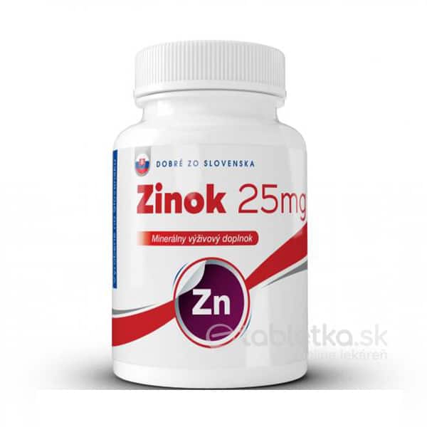 E-shop Dobré z SK Zinok 25mg 100+20 tabliet