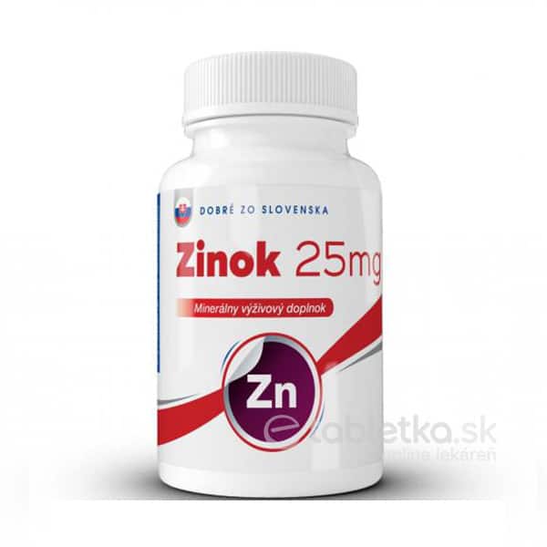 E-shop Dobré z SK Zinok 25mg 30+10 tabliet