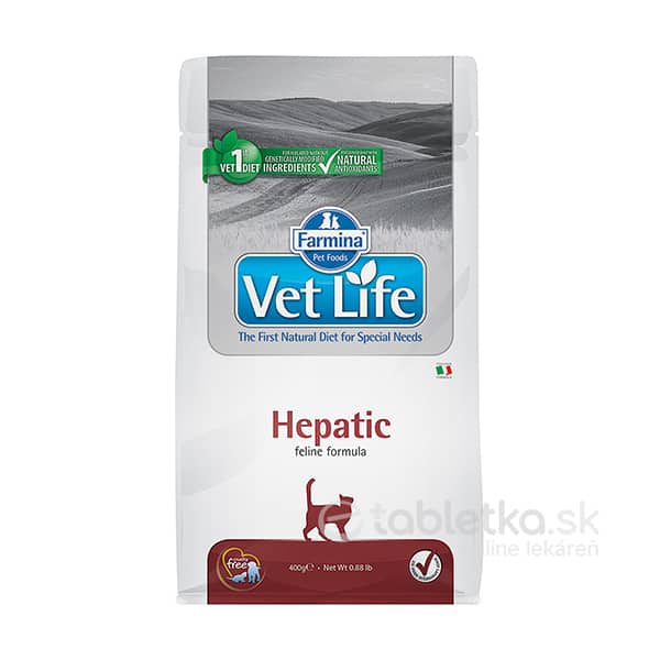 E-shop Farmina Vet Life cat hepatic 0,4kg