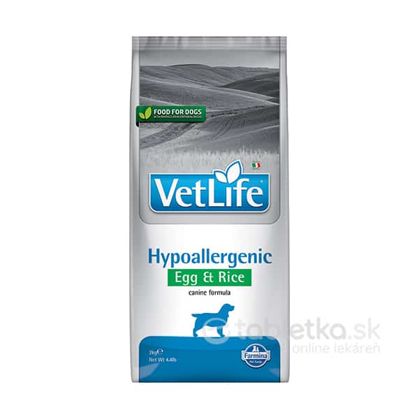 Farmina Vet Life dog hypoallergenic, egg & rice 2kg
