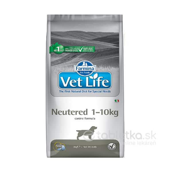 Farmina Vet Life dog neutered 1-10kg, 2kg