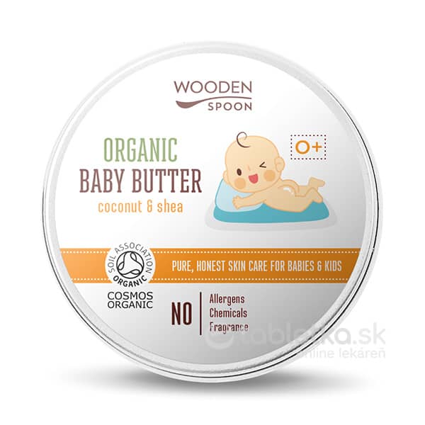 Wooden Spoon detské organické telové maslo 100ml